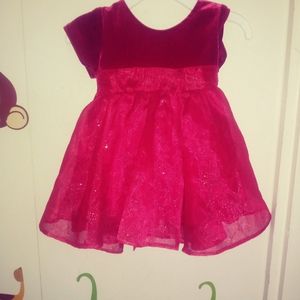 Red toddler dress